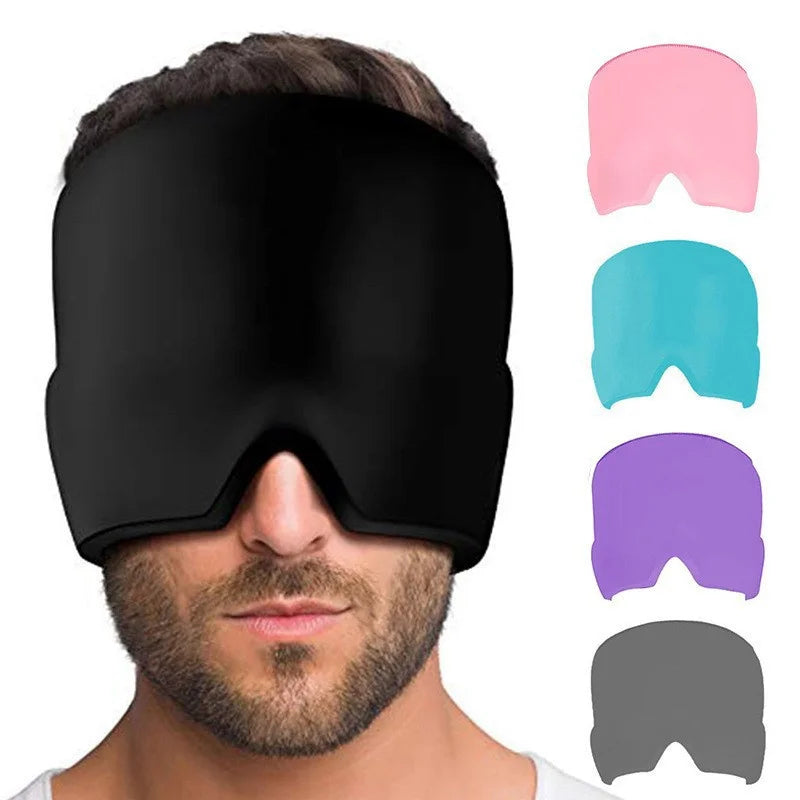 Capuchon de Soulagement Migraine - Thérapie par Froid & Compression