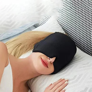 Capuchon de Soulagement Migraine - Thérapie par Froid & Compression