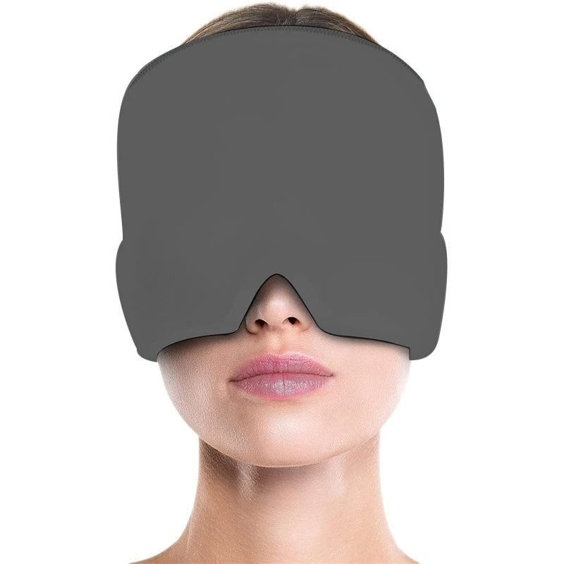 Capuchon de Soulagement Migraine - Thérapie par Froid & Compression