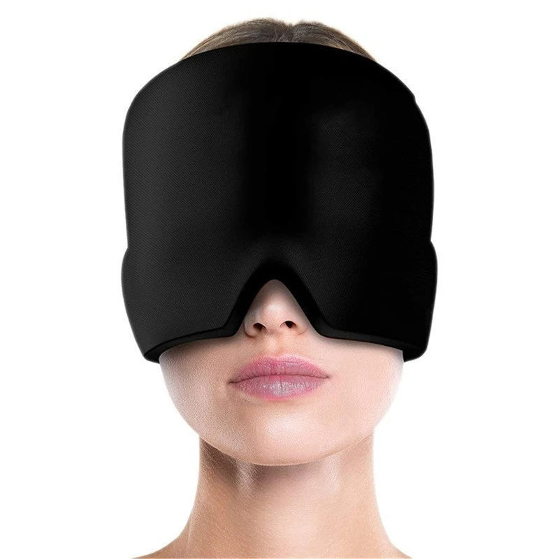Capuchon de Soulagement Migraine - Thérapie par Froid & Compression